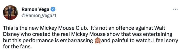 「これが新しいミッキーマウスクラブです」元スパー、レッツ・リップ